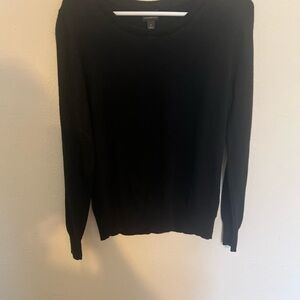 Worthington Elegant Black Knit Top